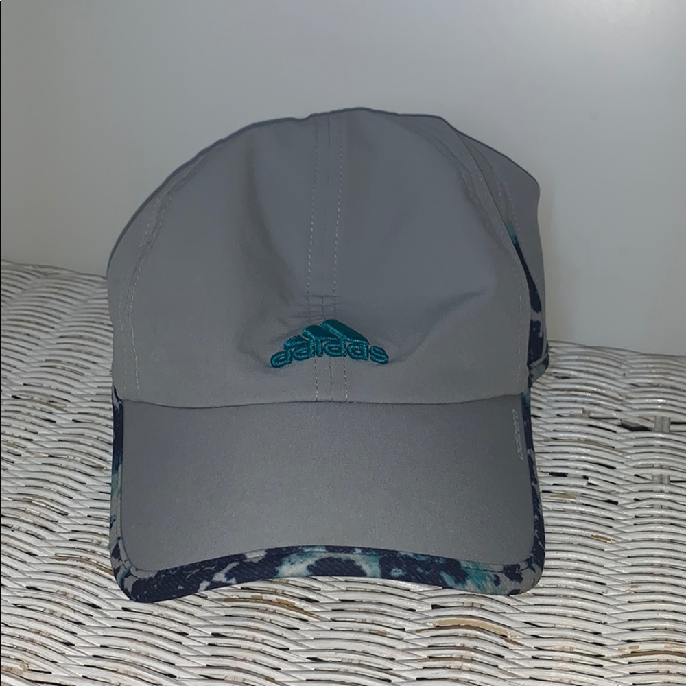 Gray adidas hat